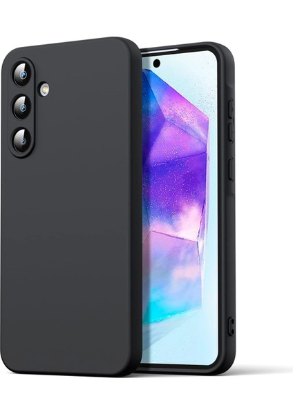 Bfs Samsung Galaxy A16 5g Kılıf Nano Içi Kadife Silikon - Siyah