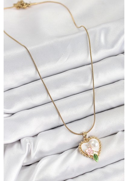 Bfs 316L Çelik Sanatsal Portre Model Gold Renk Kadın Kolye fiyatları