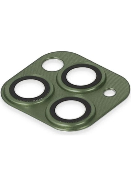 Bfs iPhone 11 Pro Max Pers Alüminyum Kamera Lens - Yeşil fırsatları