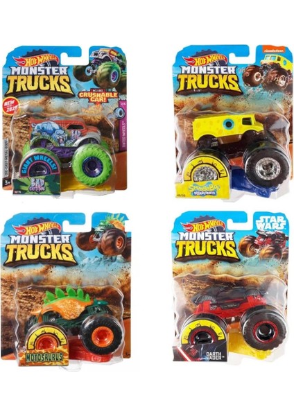 Bfs FYJ44 Hot Wheels, Monster Trucks 1:64 Arabalar modelleri