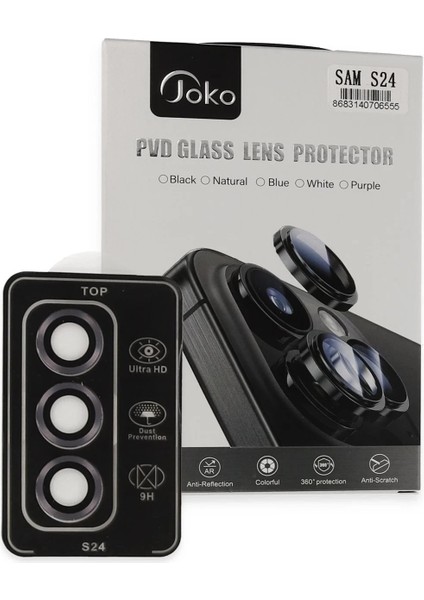 Bfs Samsung Galaxy S24 Pvd Metal Kamera Lens - Derin Mor