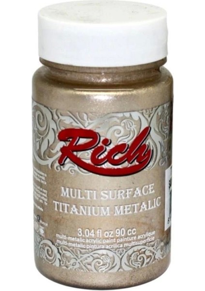 Rich Multi Surface Titanium 2526 Şampanya Metalik 90 cc