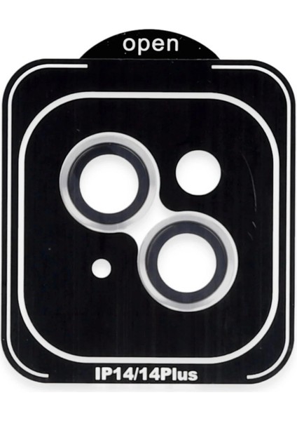 Bfs iPhone 14 Pvd Metal Kamera Lens - Gümüş