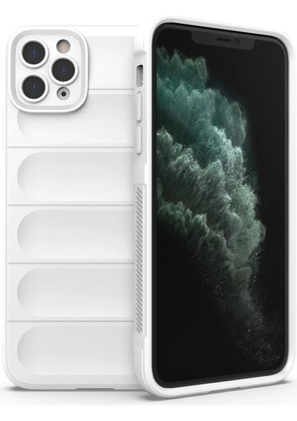 Bfs iPhone 11 Pro Kılıf Optimum Silikon - Krem