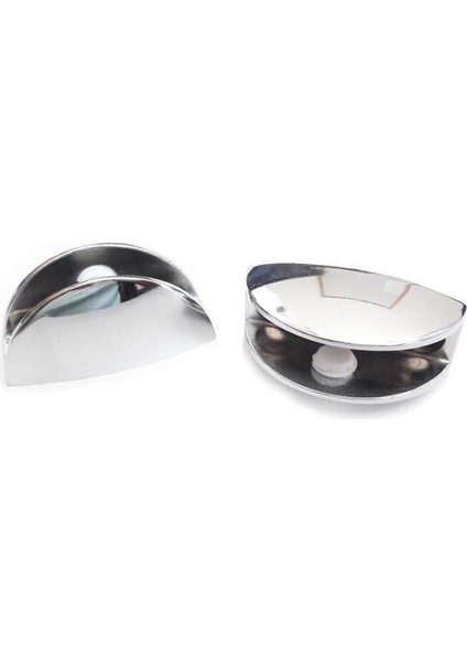 Oval Krom Etejer Camı Tutucu Takımı