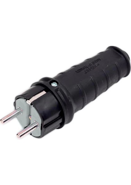 Kauçuk 1 x 16 A Topraklı Erkek Fiş 220V