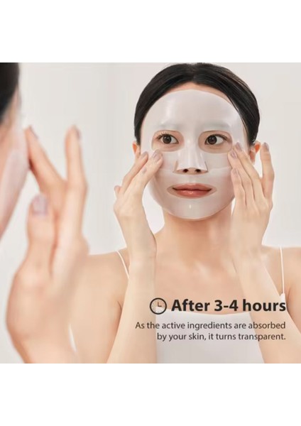 Bio Kolajen Şeffaflaşan Yüz Maskesi Cilt Yatıştırıcı Yaşlanma Önleyici Parlaklık Nemlendirme 4 Adet fırsatları