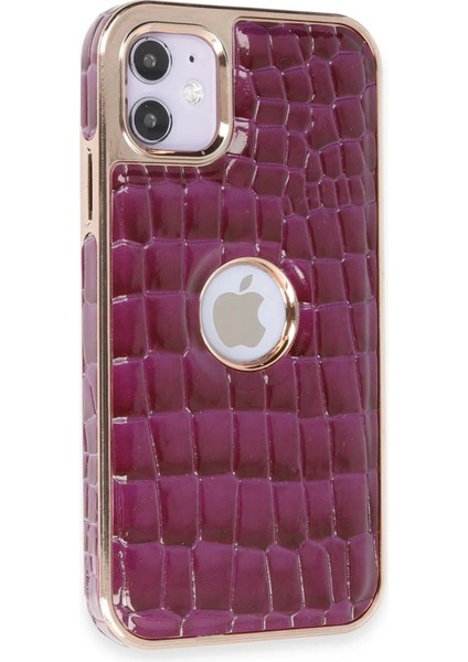 Bfs iPhone 11 Kılıf Snake Kapak - Derin Mor