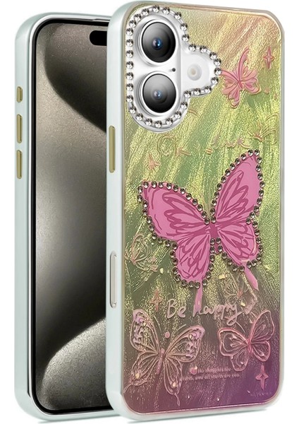 Bfs iPhone 16 Plus Kılıf Blade Aynalı Desenli Kapak - Desen 5 fiyatları