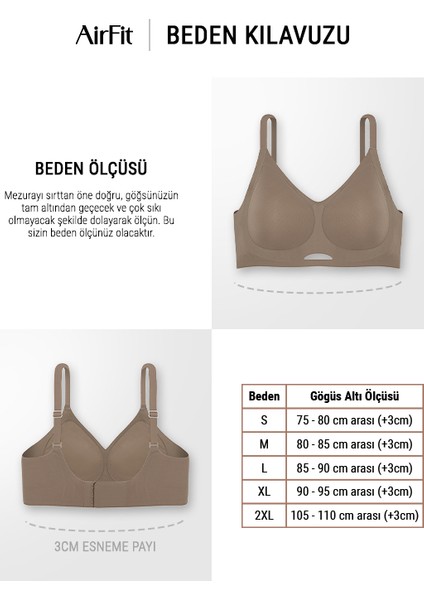 Balensiz Dikişsiz Görünmez Sütyen - Airfit modelleri