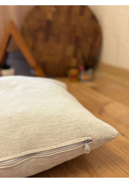 Milpa Keten Minder Kırlent Kılıfı Özel Ölçülü(Sadece Kılıf)