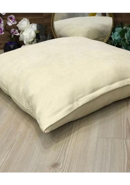 Mat Kadife Yer Minderi Puf Kırlent Kılıfı 60X100(SADECE Kılıf)