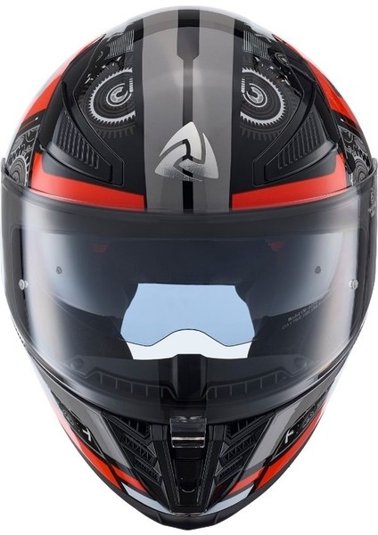 Nukro Combat Kırmızı-Siyah Kapalı Kask Pinlockhediyeli fiyatları