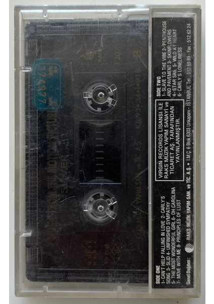 Sliver Orijinal Soundtrack Kaset Sharon Stone (Orijnal Dönem Baskı Kaset) fiyatları