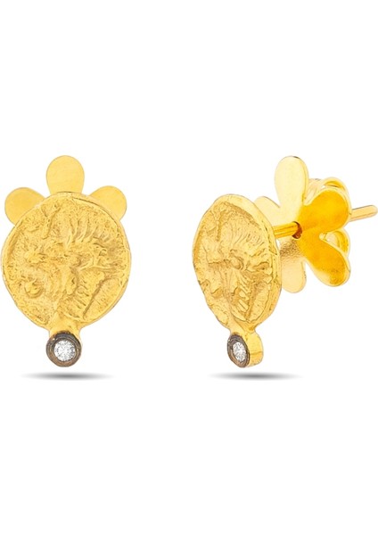 14 Ayar Altın Mireva Küpe 1089