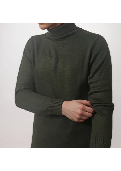 Boğazlı Triko – Yün Karışımlı, Oversize Fit fiyatları