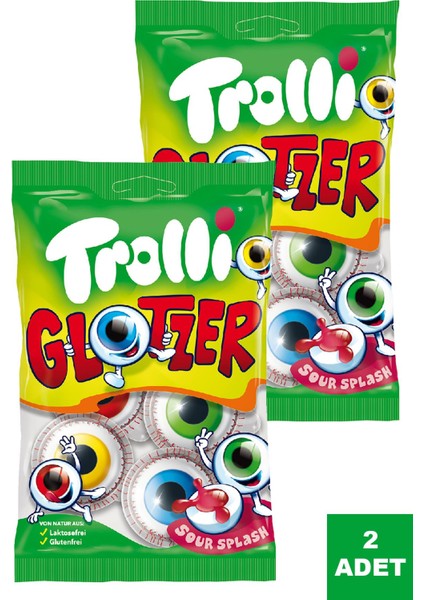 Glotzer Pop Eye Yumuşak Şekerleme 75GR 2 Adet