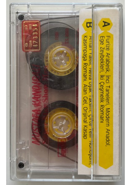 Mustafa Kandıralı Süper Star Show Men Kaset Orijnal Dönem Baskı Kaset) fiyatları