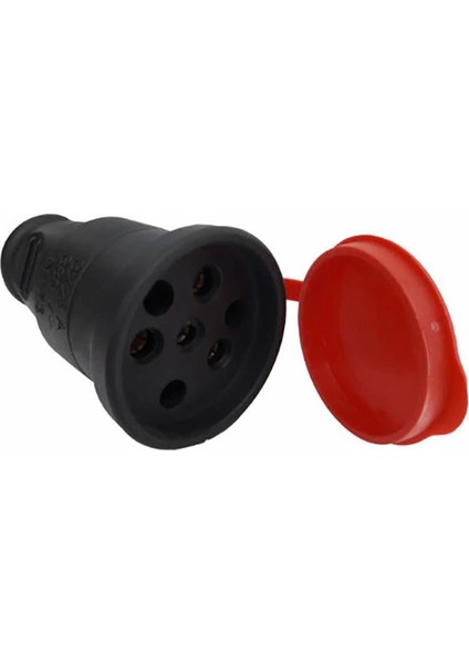 Kauçuk 380 Volt Trifaze Dişi Fiş