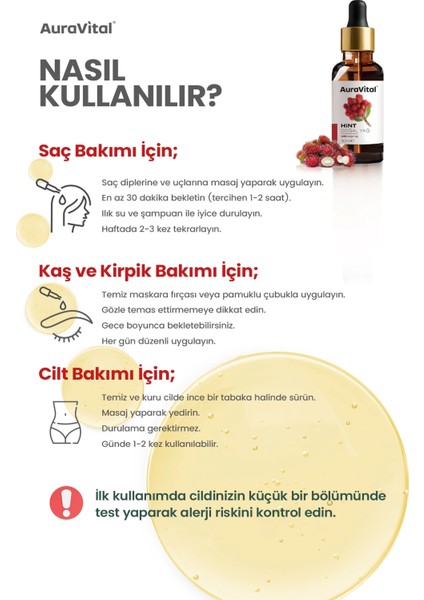 Hint Yağı 30 ml %100 Doğal – Saç, Kirpik, Kaş ve Cilt Bakım Yağı fiyatları