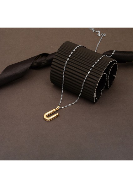 Balon Ü Harfi 14 Ayar Altın Kolye Ucu fırsatları