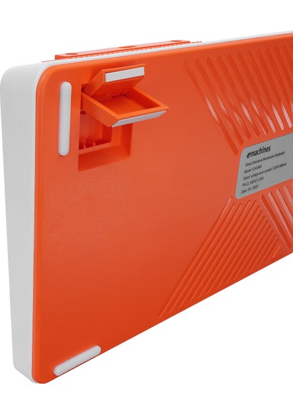 eMachines EAK860 Beyaz USB Rainbow Aydınlatmalı Q Standart Kompakt Klavye