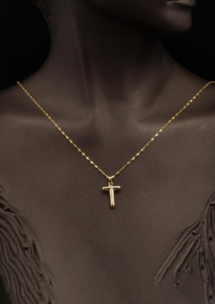 Balon Tasarımlı T Harfi Kolye 14 Ayar Altın fiyatları