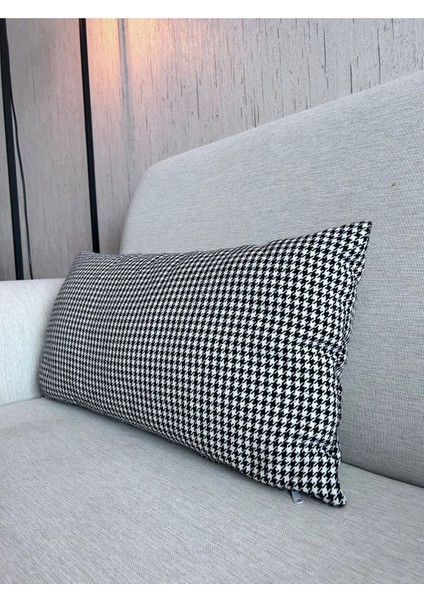 Kazayağı Desenli Gerçek Döşemelik Kumaştan Premium Keten Kırlent Kılıfı fiyatları