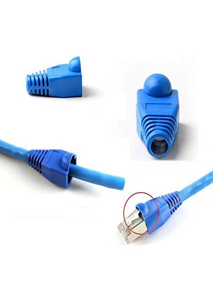 M107KB RJ45 Kılıf/15 Adet-Cat6 CAT6E Cat5 CAT5E UYUMLU/RJ45 Siyah Kılıf BOOT-RJ45 Cat5 Cat6 Kılıf fırsatları