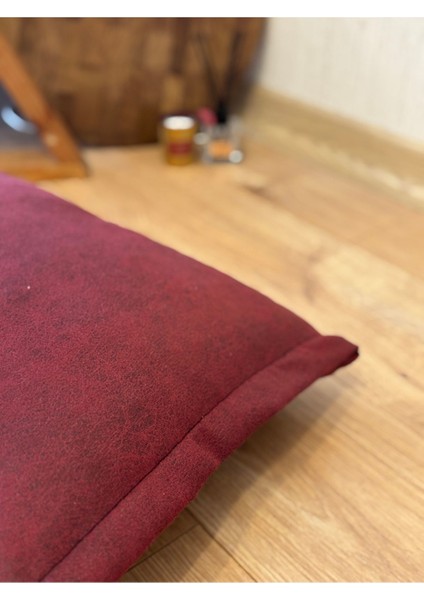 Mat Kadife Yer Minderi Puf Kırlent Kılıfı 60X100(SADECE Kılıf)