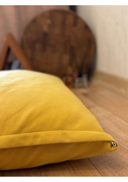 Mat Kadife Yer Minderi Puf Kırlent Kılıfı 60X100(SADECE Kılıf) fiyatları