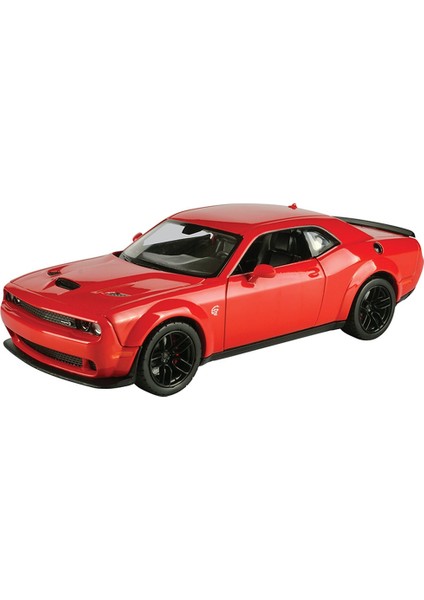 Motormax Metal Araba 2018 Klasik Dodge Challenger Srt Hellcat Widebody 1:24 3+ Kırmızı