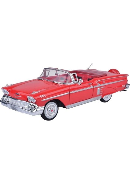Motormax Metal Araba 1958 Chevy Impala 1:24 3+ Kırmız ve Mavi - 2'li Set fiyatları