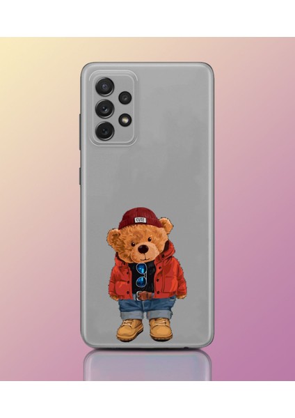 Samsung Galaxy A52 Uyumlu Premium Kalite Baskılı Esnek Şeffaf Kılıf