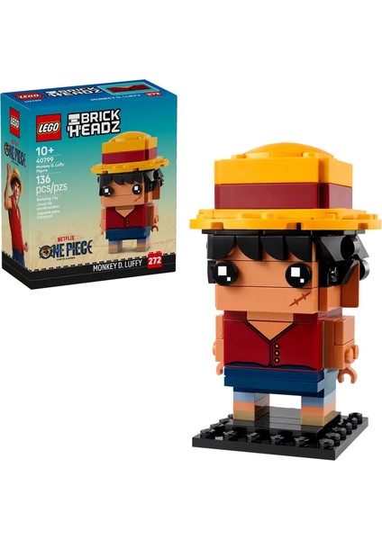 40799 Lego® Brick Headz One Piece Monkey D. Luffy fırsatları