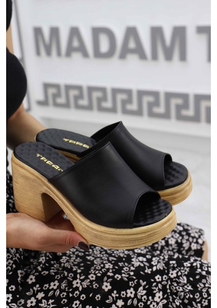 Sidor Kalın Topuklu Dolgu Terlik