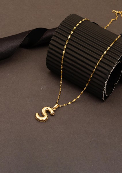 S Balon Harf 14 Ayar Altın Kolye fırsatları