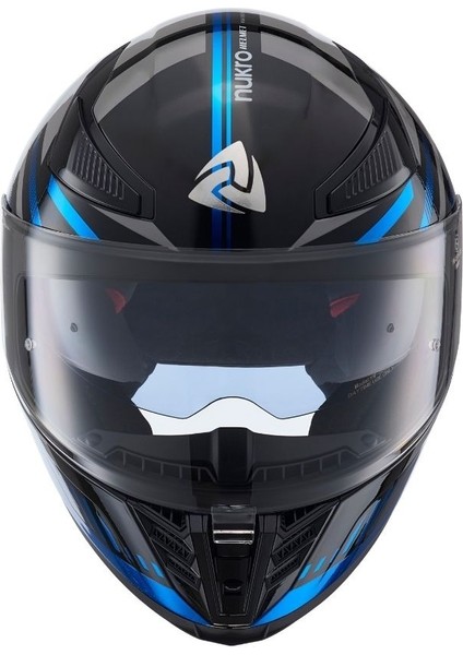 Nukro Power Mavi Siyah Kapalı Kask Pinlock Hediyeli Tam Kask fiyatları