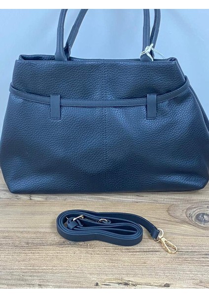 Y6376 Renk: Siyah Kuşaklı Kemer Orjinal Deri Kadın Çanta fırsatları