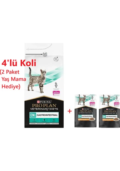 Purina Pro Plan Kedi En Gastro Intestinal Kuru Mama 1.5 kg * 4'lü Koli