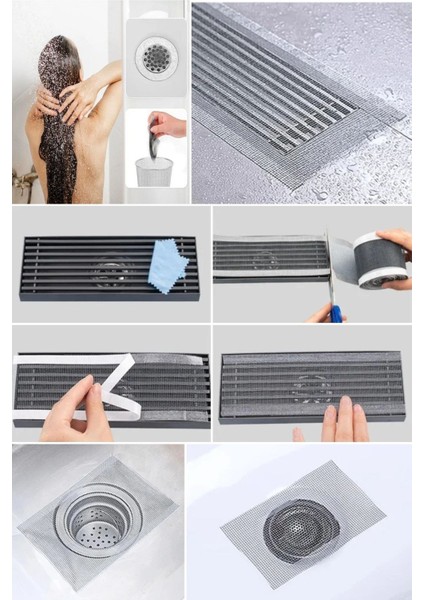 Yapışkanlı Pencere Sinekliği Tamir Bandı Böcek Önleyici Yama Bandı –gider Süzgeç 2 mt x 5 cm modelleri