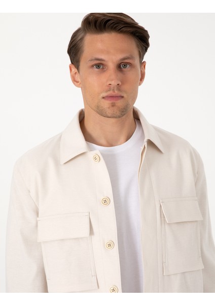 Erkek Bej Regular Fit Ceket 50303828-VR011 fiyatları