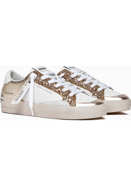Sk8 Deluxe W Kadın Sneaker ( Günlük) 27107PP6.51 Crime London Sk8 Deluxe C08 Lgold fiyatları