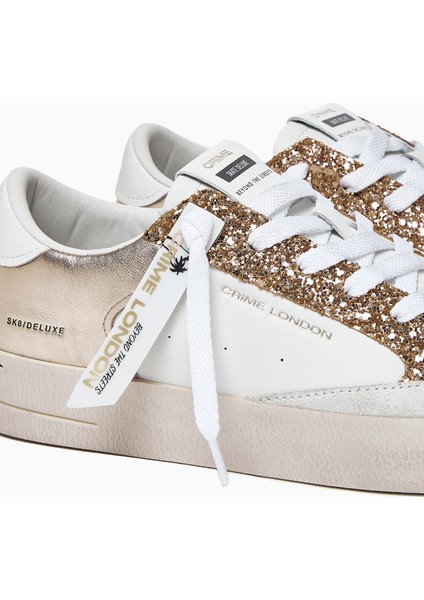 Sk8 Deluxe W Kadın Sneaker ( Günlük) 27107PP6.51 Crime London Sk8 Deluxe C08 Lgold