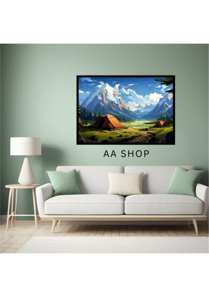 Doğa Büyük Boy Renkli Solmaz Kaliteli Baskı Çerçeve Görünümlü Mdf Tablo 70X50CM 109 fiyatları