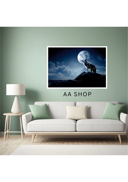 Kurt Doğa Büyük Boy Renkli Solmaz Kaliteli Baskı Çerçeve Görünümlü Mdf Tablo 70X50CM 165 fiyatları