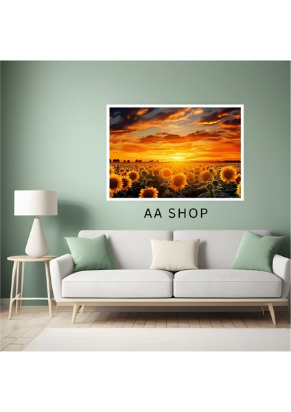 Doğa Manzara Büyük Boy Renkli Solmaz Kaliteli Baskı Çerçeve Görünümlü Mdf Tablo 70X50CM 106 fiyatları