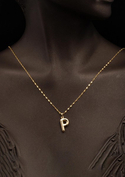 Balon P Harfi 14 Ayar Altın Kolye fiyatları