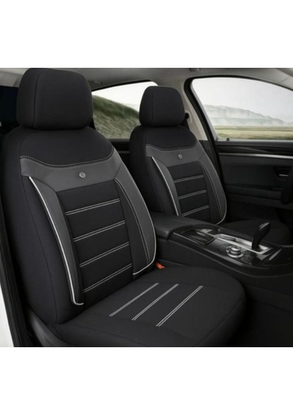 Seat Ibiza Hatchback 2011 Aracınıza Uyum Sağlayan Oto Koltuk Kılıfı Tam Takım - Venüs Beyaz