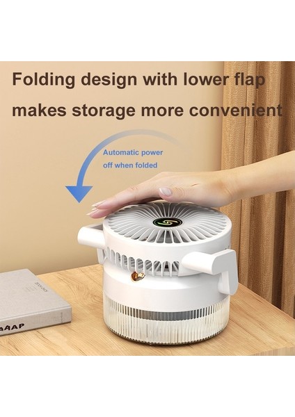 USB Şarj Katlanır Masaüstü Sprey Nemlendirme Fan modelleri